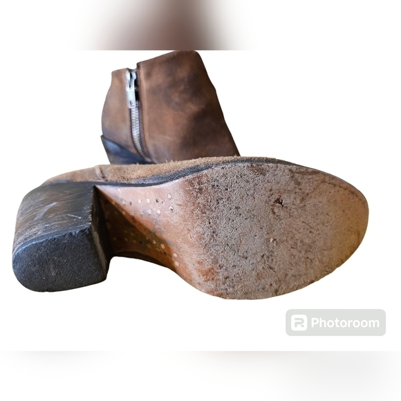 Freebird by Steven brown leather booties size8 - Picture 6 of 8